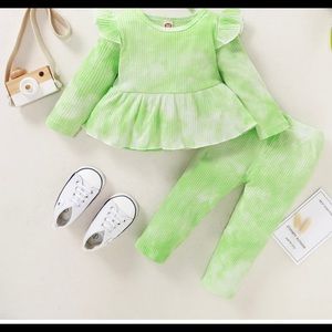2pc baby tie dye set